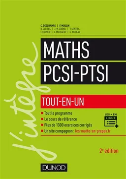 Maths PCSI, PTSI : tout-en-un | 