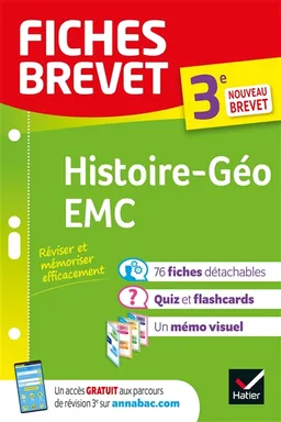 Histoire géographie, EMC 3e : nouveau brevet | Florence Holstein, Monique Redouté, Guillaume D'Hoop
