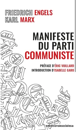 Manifeste du parti communiste | Karl Marx, Friedrich Engels, Eric Vuillard, Isabelle Garo