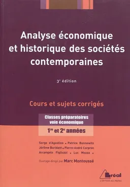 Analyse économique et historique des sociétés contemporaines | Marc Montoussé