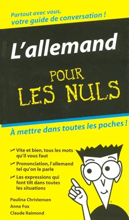 L'allemand pour les nuls | Paulina Christensen, Anne Fox