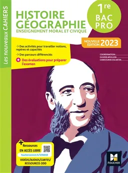 Histoire géographie, enseignement moral et civique 1re bac pro | Olivier Apollon, Christophe Escartin