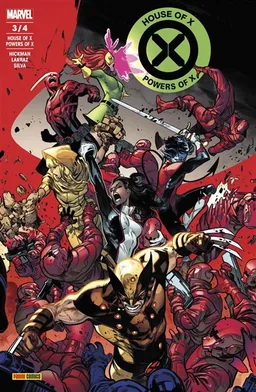 House of X, Powers of X, n° 3-4. Ce sera fait | Jonathan Hickman, Pepe Larraz, R.B. Silva