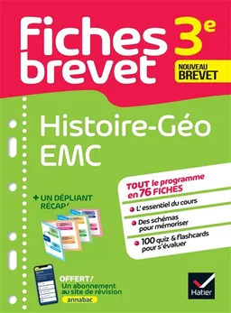 Histoire géo EMC 3e : nouveau brevet | Florence Holstein, Guillaume D'Hoop