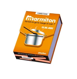 Marmiton : qu'est-ce qu'on mange ce soir ? : en 365 jours | 
