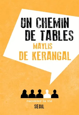 Un chemin de tables | Maylis de Kerangal