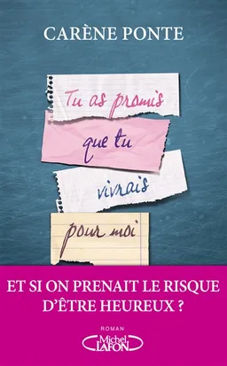 Tu as promis que tu vivrais pour moi | Carène Ponte