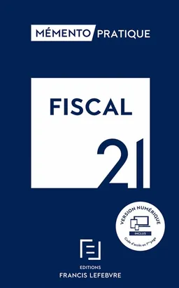 Fiscal 2021 | Editions Francis Lefebvre