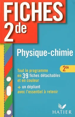 Physique chimie 2e | Patrice Brossard