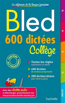 Bled : 600 dictées collège : conforme aux programmes | Isabelle de Lisle