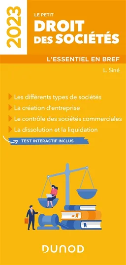 Le petit droit des sociétés 2023 : l'essentiel en bref | Laure Siné