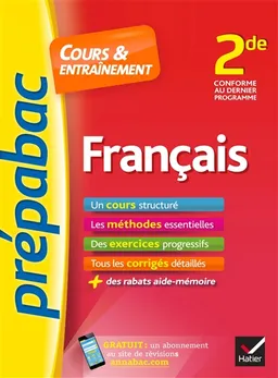 Français 2de : cours & entraînement | Séverine Charon, Marie Péan