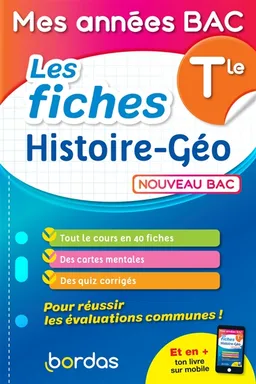 Histoire géo terminale : les fiches : nouveau bac | 