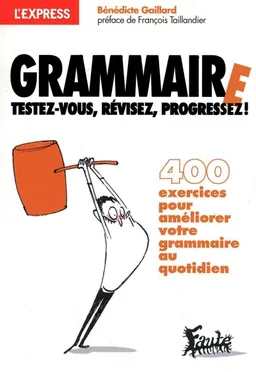 Grammaire : testez-vous, révisez, progressez ! : 400 exercices pour améliorer votre grammaire au quotidien | Bénédicte Gaillard