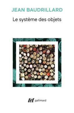 Le Système des objets : essai | Jean Baudrillard