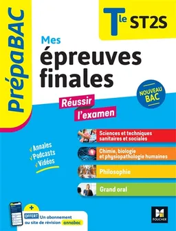 Terminale ST2S : mes épreuves finales : nouveau bac | 