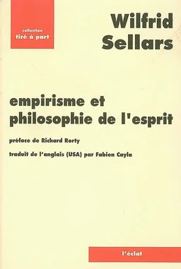 Empirisme et philosophie de l'esprit | Wilfrid Sellars, Richard Rorty