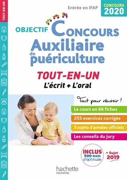 Auxiliaire de puériculture : tout-en-un, entrée en IFAP 2020 : l'écrit + l'oral | Chrystelle Menard, Grégory Viateau, Gérard Guilhemat, Alain Vidal