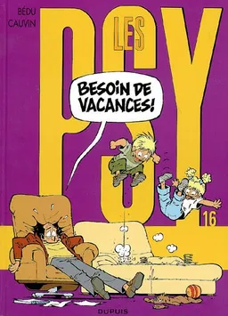 Les psy. Vol. 16. Besoin de vacances ! | Raoul Cauvin, Bédu
