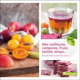 Mes confitures, compotes, fruits séchés, sirops... : plus de fruits, moins de sucre ! | Marie Chioca, Delphine Paslin
