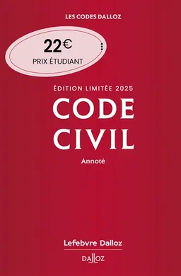 Code civil 2025, annoté | Pascale Guiomard
