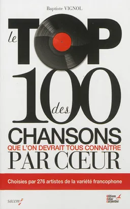 Le top des 100 chansons que l'on devrait tous connaître par coeur | Baptiste Vignol