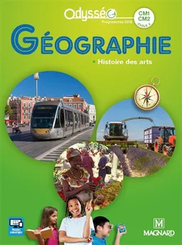 Géographie CM1-CM2, cycle 3 : histoire des arts : programmes 2016 | Didier Caille, Catherine Catin-Caille, Marie-Jeanne Ouriachi, Eliane Riot