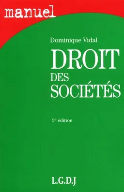 Droit des sociétés | Dominique Vidal
