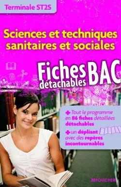 Sciences et techniques sanitaires et sociales terminale ST2S : fiches bac détachables | Sylvie Pierre