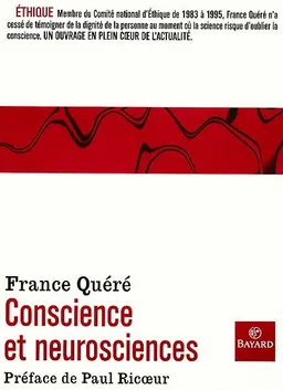 Consciences et neurosciences | France Quéré, Paul Ricoeur, Axel Kahn