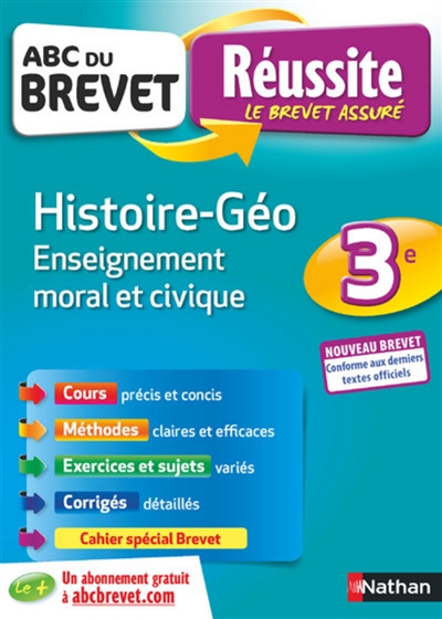 Histoire géo, enseignement moral et civique 3e : nouveau brevet | Grégoire Pralon, Laure Genet, Florian Louis