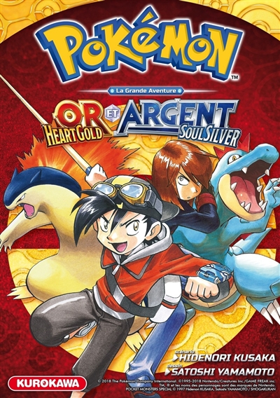 Pokémon : la grande aventure : Or heartgold et Argent soulsilver | Hidenori Kusaka, Satoshi Yamamoto