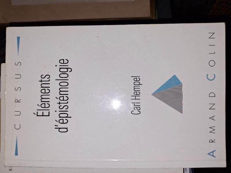 Eléments d'épistémologie | Carl Gustav Hempel
