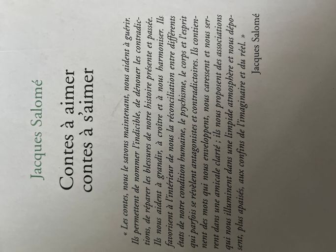 Contes àaimer contes às’aimer | Jacques salomé
