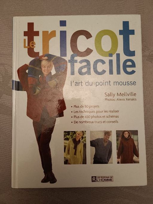 Le tricot facile - l'art du point mousse | Sally MELLVILLE