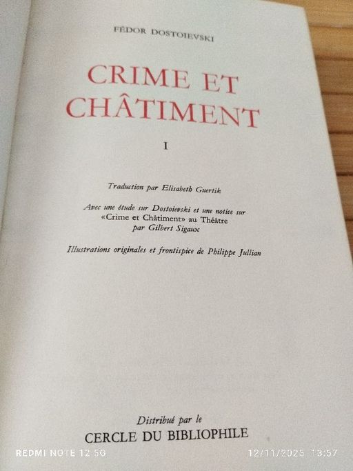 Crime et châtiment | Dostoïevski