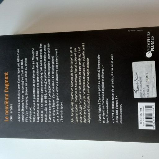 Le neuvième fragment | John Faredes