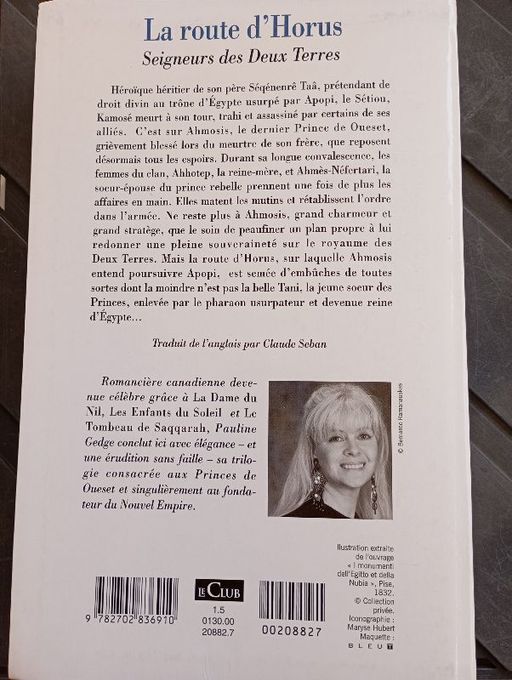 La route d'Horus | Pauline Gedge