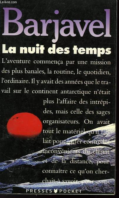 la nuit des temps | rené Barjavel