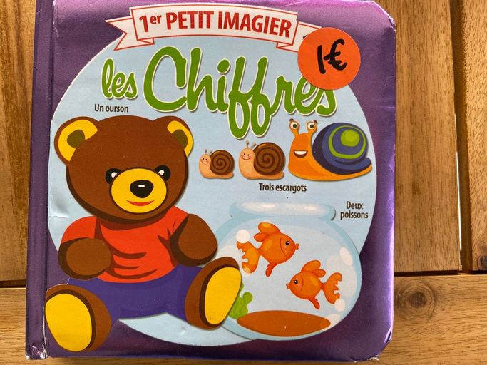1er imagier - Les chiffres | Le livre club