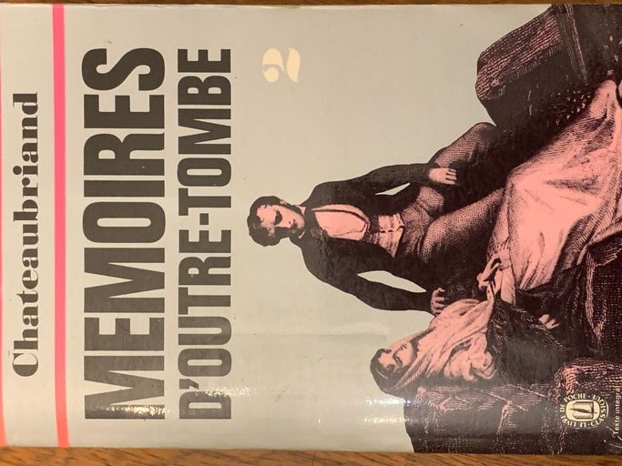 Memoires d’Outre-Tombe | Chateaubriand