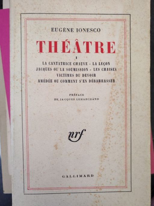 Théâtre | Eugène Ionesco