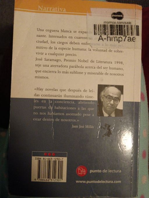 Ensayo sobre la ceguera | José Saramago