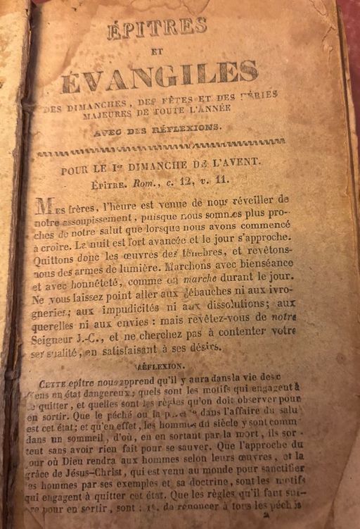 epitres et évangiles des dimaches et fetes | XXXX