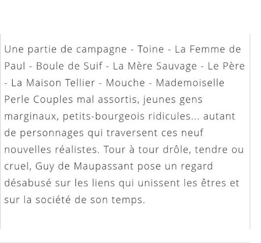 Une partie de campagne | Guy de maupassant