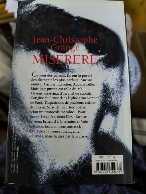 Miserere | Jean-Christophe Grangé