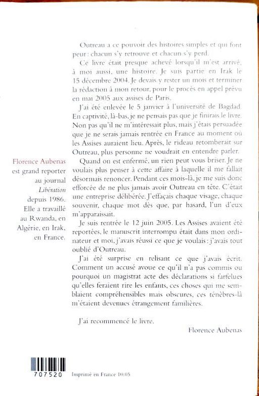 La méprise l'affaire d'Outreau | Florence Aubenas