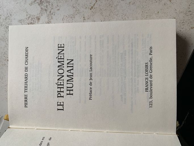 Le phénomène humain | Pierre Teilhard de Chardin