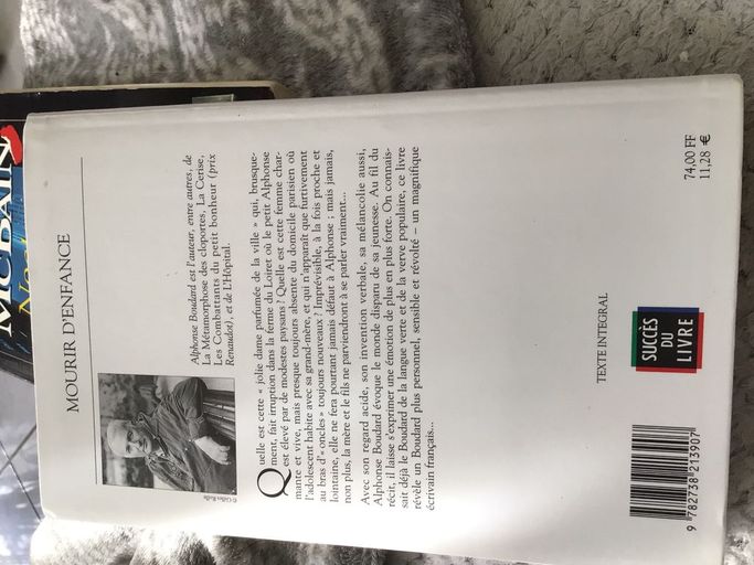 Mourir d enfance | Alphonse boudard