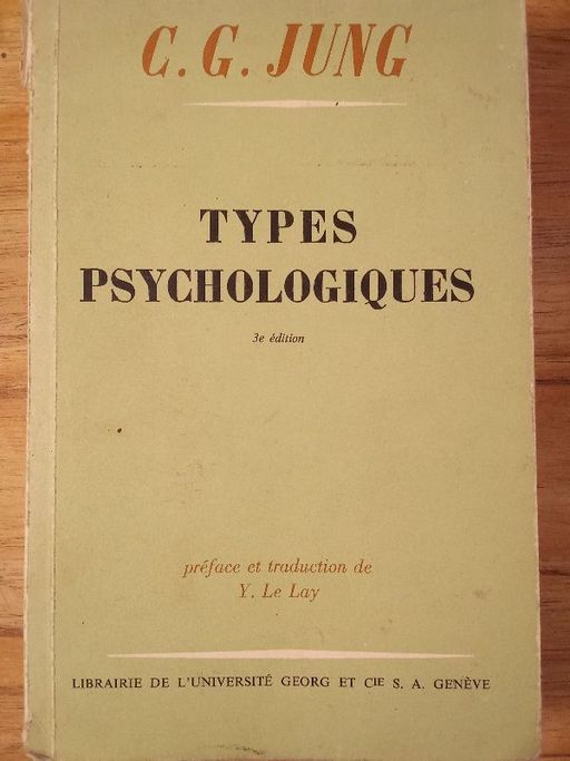 Types psychologique | C.C.JUNG